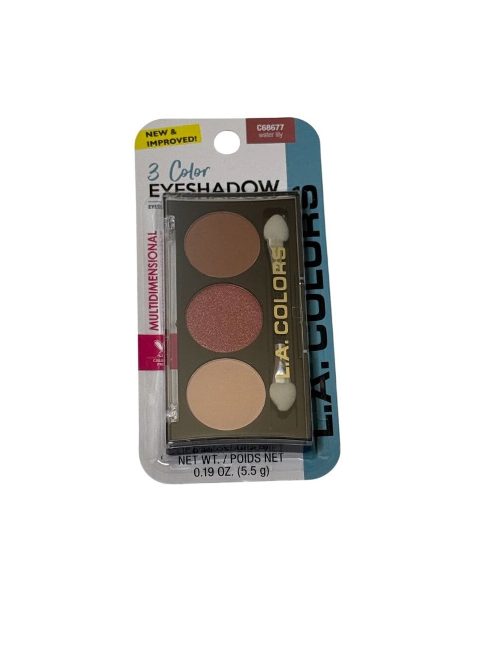 L.A. Colors Water Lily Neutral Shimmer Matte Eyeshadow Palette New